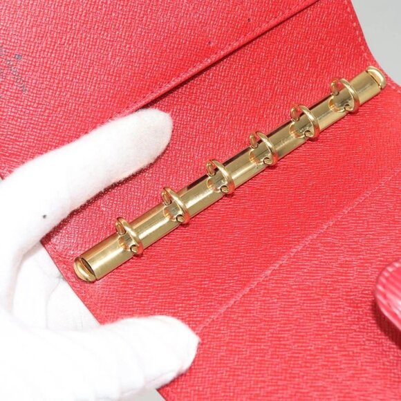 LOUIS VUITTON Epi Agenda PM Day Planner Cover Red R20057 LV Auth 118196 - Picture 12 of 16